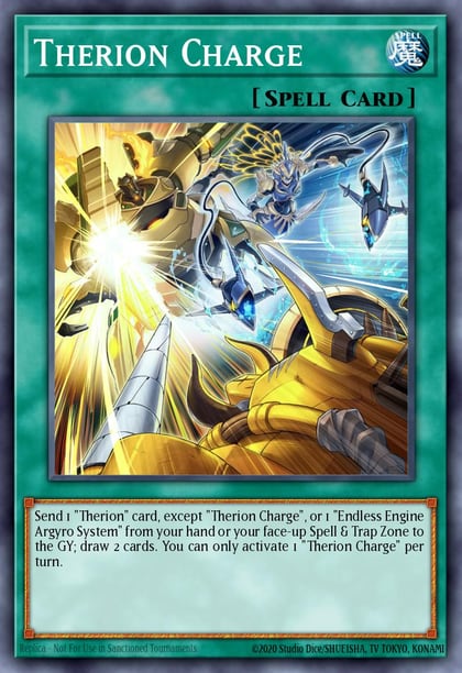 Therion Charge, 25th Anniversary Tin: Dueling Heroes Mega Pack MP23-EN093