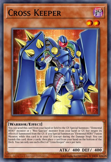 Cross Keeper, 25th Anniversary Tin: Dueling Heroes Mega Pack MP23-EN118