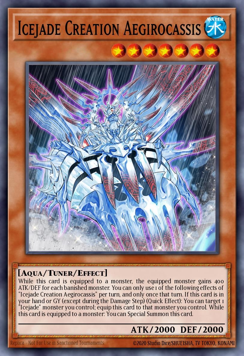 Icejade Creation Aegirocassis, 25th Anniversary Tin: Dueling Heroes Mega Pack MP23-EN121
