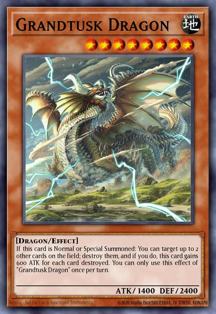 Grandtusk Dragon, 25th Anniversary Tin: Dueling Heroes Mega Pack MP23-EN129