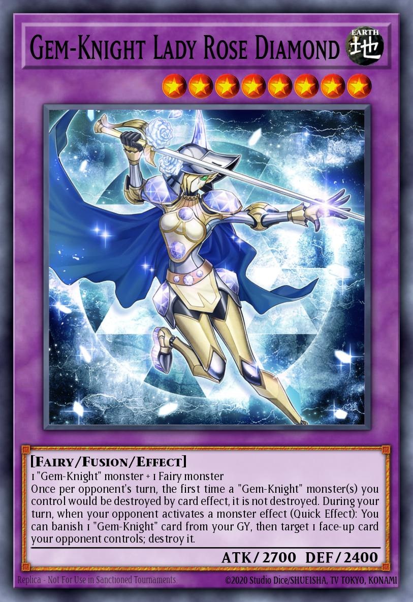Gem-Knight Lady Rose Diamond, 25th Anniversary Tin: Dueling Heroes Mega Pack MP23-EN134