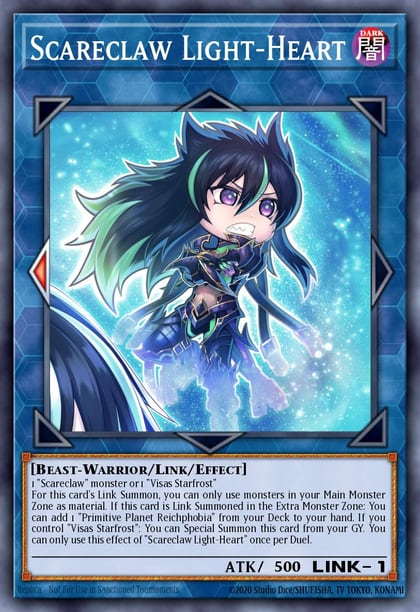 Scareclaw Light-Heart, 25th Anniversary Tin: Dueling Heroes Mega Pack MP23-EN136