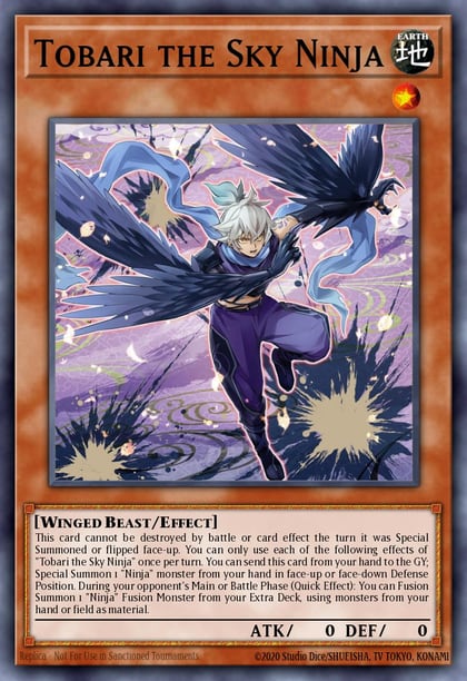 Tobari the Sky Ninja, 25th Anniversary Tin: Dueling Heroes Mega Pack MP23-EN166