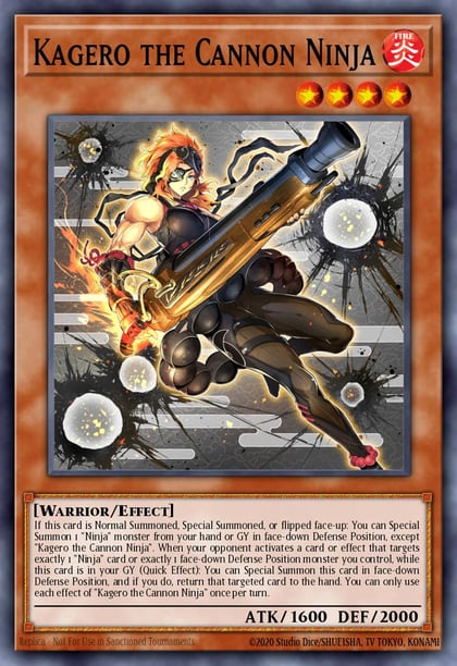 Kagero the Cannon Ninja, 25th Anniversary Tin: Dueling Heroes Mega Pack MP23-EN169