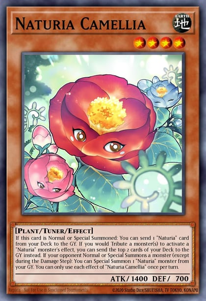Naturia Camellia, 25th Anniversary Tin: Dueling Heroes Mega Pack MP23-EN171