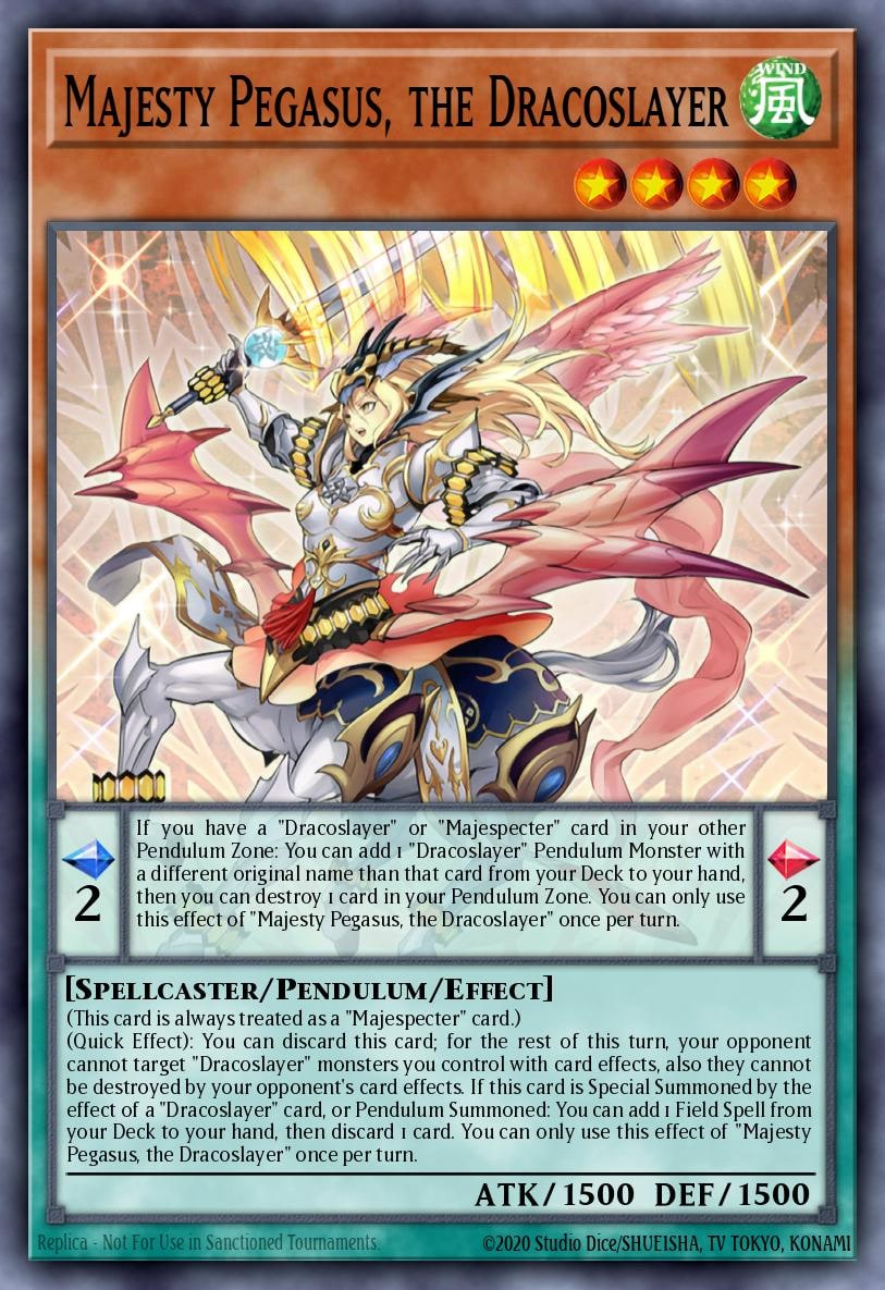 Majesty Pegasus, the Dracoslayer, 25th Anniversary Tin: Dueling Heroes Mega Pack MP23-EN173