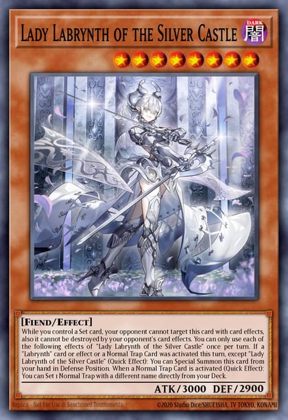 Lady Labrynth of the Silver Castle, 25th Anniversary Tin: Dueling Heroes Mega Pack MP23-EN177