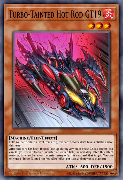 Turbo-Tainted Hot Rod GT19, 25th Anniversary Tin: Dueling Heroes Mega Pack MP23-EN181