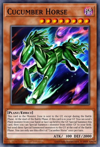Cucumber Horse, 25th Anniversary Tin: Dueling Heroes Mega Pack MP23-EN183
