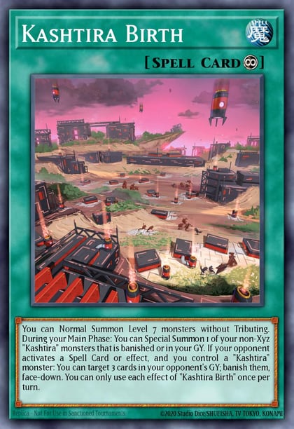 Kashtira Birth, 25th Anniversary Tin: Dueling Heroes Mega Pack MP23-EN200