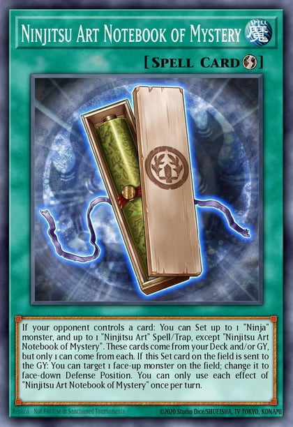 Ninjitsu Art Notebook of Mystery, 25th Anniversary Tin: Dueling Heroes Mega Pack MP23-EN201