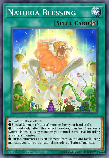 Naturia Blessing, 25th Anniversary Tin: Dueling Heroes Mega Pack MP23-EN204