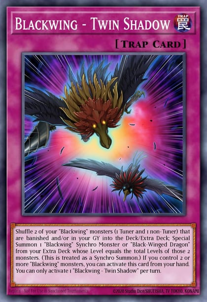 Blackwing - Twin Shadow, 25th Anniversary Tin: Dueling Heroes Mega Pack MP23-EN207