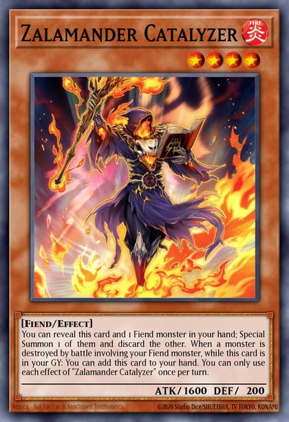 Zalamander Catalyzer, 25th Anniversary Tin: Dueling Heroes Mega Pack MP23-EN216