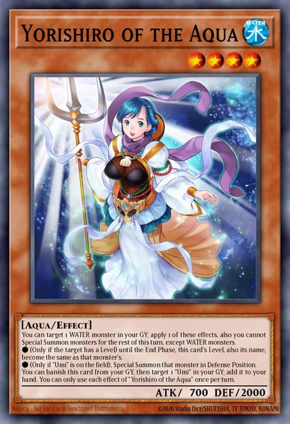 Yorishiro of the Aqua, 25th Anniversary Tin: Dueling Heroes Mega Pack MP23-EN218
