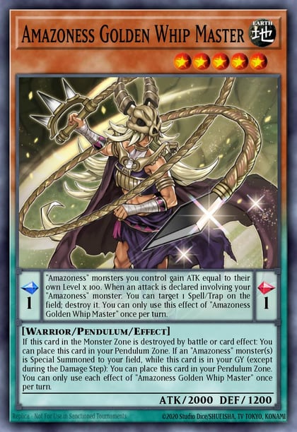 Amazoness Golden Whip Master, 25th Anniversary Tin: Dueling Heroes Mega Pack MP23-EN219