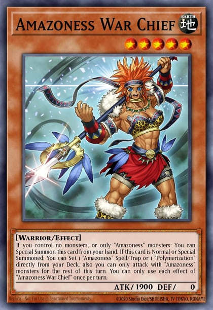 Amazoness War Chief, 25th Anniversary Tin: Dueling Heroes Mega Pack MP23-EN221