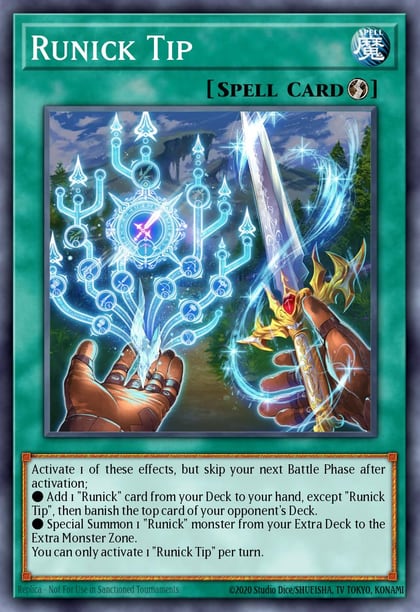 Runick Tip, 25th Anniversary Tin: Dueling Heroes Mega Pack MP23-EN241