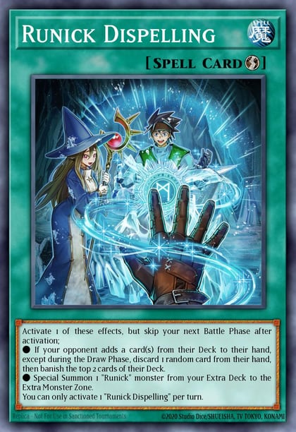 Runick Dispelling, 25th Anniversary Tin: Dueling Heroes Mega Pack MP23-EN244