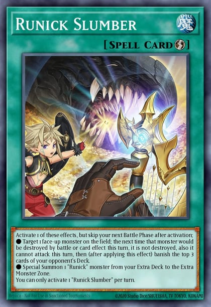 Runick Slumber, 25th Anniversary Tin: Dueling Heroes Mega Pack MP23-EN246