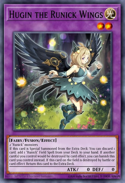 Hugin the Runick Wings, 25th Anniversary Tin: Dueling Heroes Mega Pack MP23-EN249
