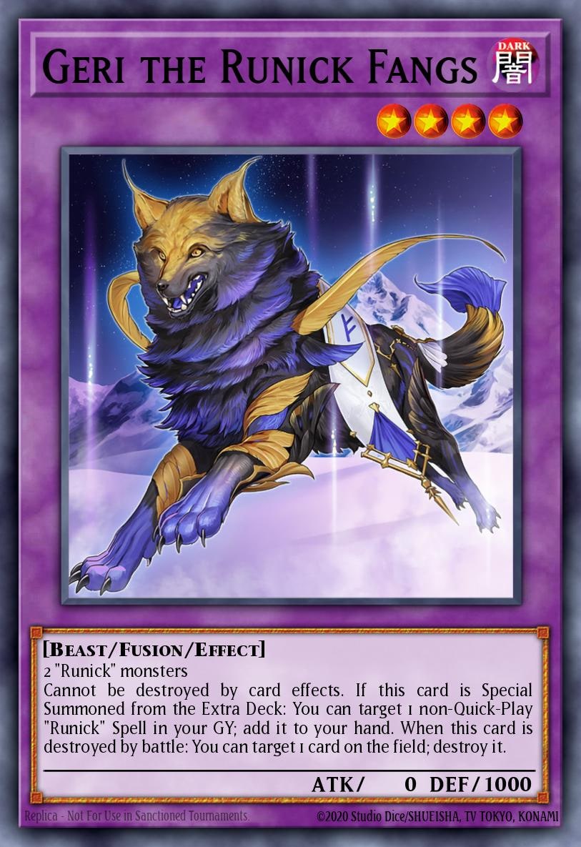 Geri the Runick Fangs, 25th Anniversary Tin: Dueling Heroes Mega Pack MP23-EN251