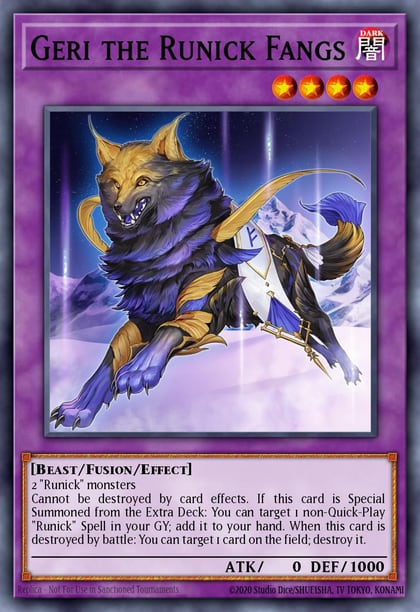 Geri the Runick Fangs, 25th Anniversary Tin: Dueling Heroes Mega Pack MP23-EN251
