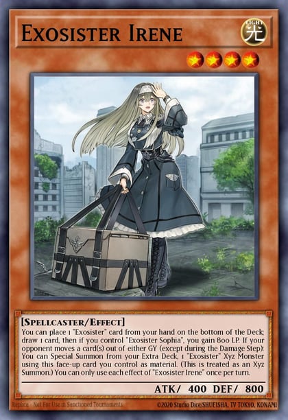 Exosister Irene, 25th Anniversary Tin: Dueling Heroes Mega Pack MP23-EN254
