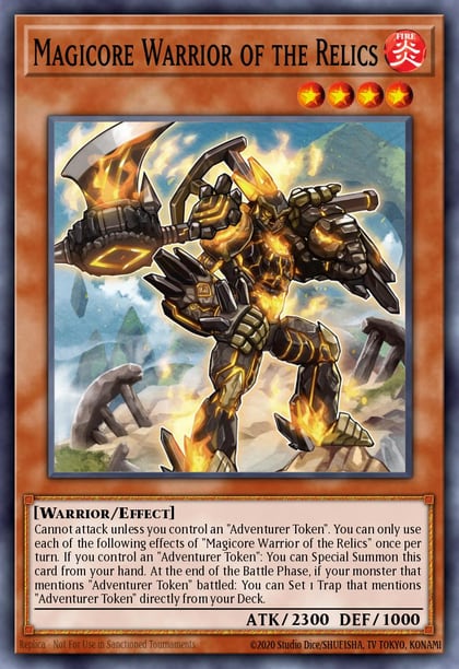Magicore Warrior of the Relics, 25th Anniversary Tin: Dueling Heroes Mega Pack MP23-EN266