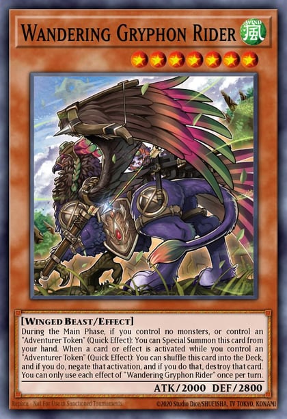 Wandering Gryphon Rider, 25th Anniversary Tin: Dueling Heroes Mega Pack MP23-EN267