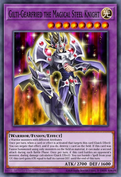 Gilti-Gearfried the Magical Steel Knight (Quarter Century Secret Rare), 25th Anniversary Tin: Dueling Mirrors MP24-EN016