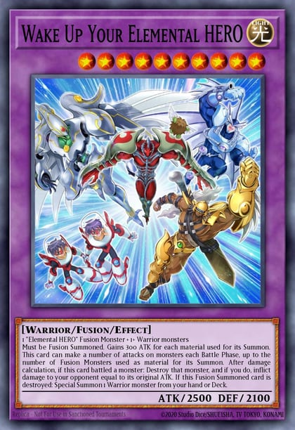 Wake Up Your Elemental HERO (Quarter Century Secret Rare), 25th Anniversary Tin: Dueling Mirrors MP24-EN018