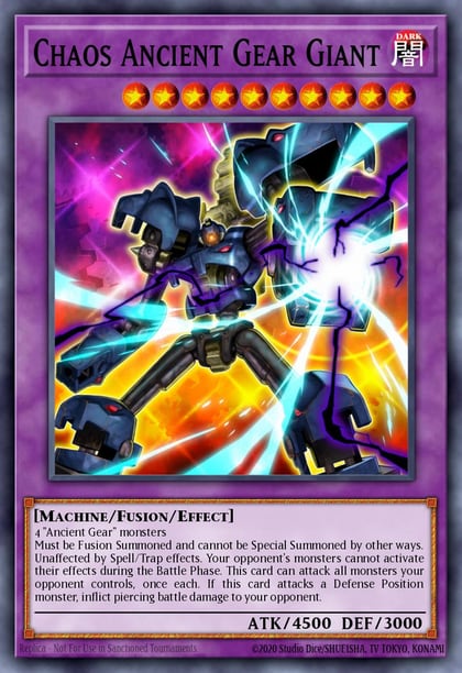 Chaos Ancient Gear Giant (Quarter Century Secret Rare), 25th Anniversary Tin: Dueling Mirrors MP24-EN042