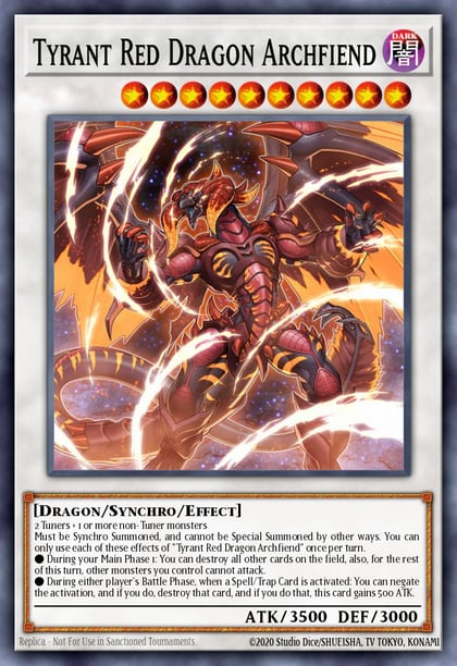 Tyrant Red Dragon Archfiend (Quarter Century Secret Rare), 25th Anniversary Tin: Dueling Mirrors MP24-EN043