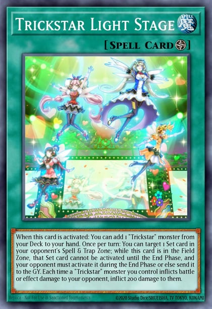 Trickstar Light Stage (Quarter Century Secret Rare), 25th Anniversary Tin: Dueling Mirrors MP24-EN046