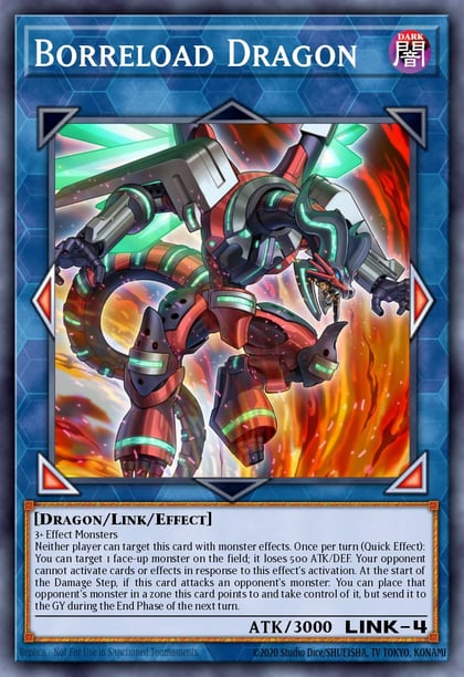 Borreload Dragon (Alternate Art) (Quarter Century Secret Rare), 25th Anniversary Tin: Dueling Mirrors MP24-EN048