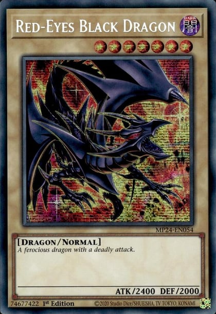 Red-Eyes Black Dragon (Alternate Art), 25th Anniversary Tin: Dueling Mirrors MP24-EN054