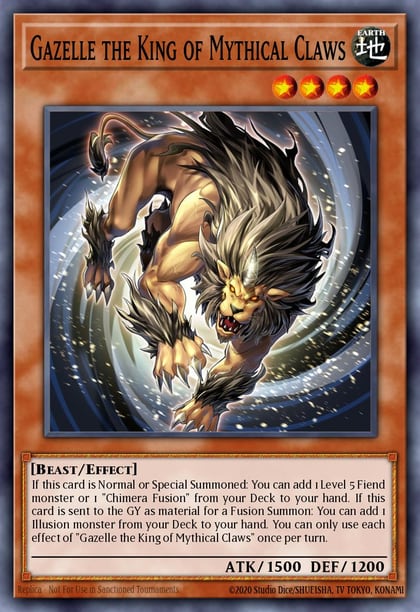 Gazelle the King of Mythical Claws, 25th Anniversary Tin: Dueling Mirrors MP24-EN091