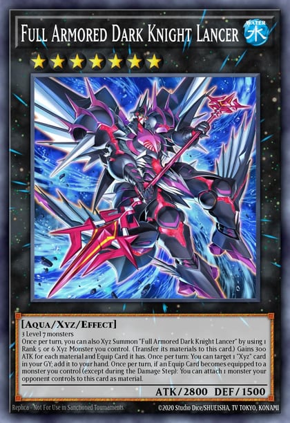 Full Armored Dark Knight Lancer, 25th Anniversary Tin: Dueling Mirrors MP24-EN118