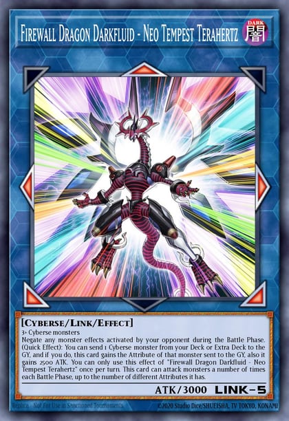Firewall Dragon Darkfluid - Neo Tempest Terahertz, 25th Anniversary Tin: Dueling Mirrors MP24-EN130