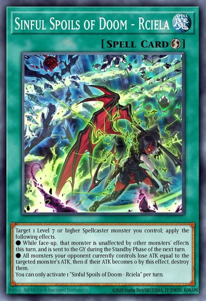Sinful Spoils of Doom - Rciela, 25th Anniversary Tin: Dueling Mirrors MP24-EN239