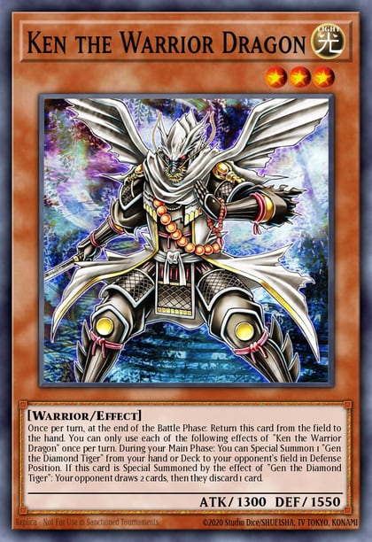Ken the Warrior Dragon, 25th Anniversary Tin: Dueling Mirrors MP24-EN246