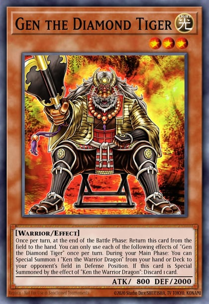 Gen the Diamond Tiger, 25th Anniversary Tin: Dueling Mirrors MP24-EN247
