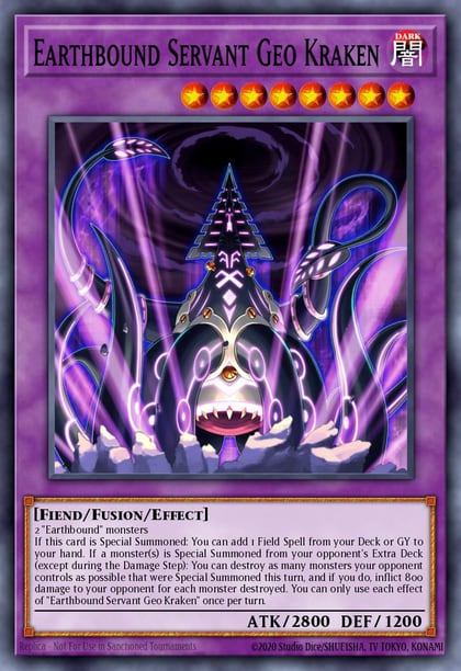 Earthbound Servant Geo Kraken, 25th Anniversary Tin: Dueling Mirrors MP24-EN276