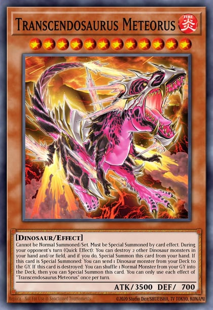 Transcendosaurus Meteorus, 25th Anniversary Tin: Dueling Mirrors MP24-EN296