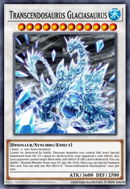 Transcendosaurus Glaciasaurus, 25th Anniversary Tin: Dueling Mirrors MP24-EN297