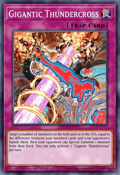 Gigantic Thundercross, 25th Anniversary Tin: Dueling Mirrors MP24-EN329