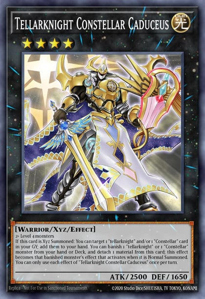 Tellarknight Constellar Caduceus, 25th Anniversary Tin: Dueling Mirrors MP24-EN344