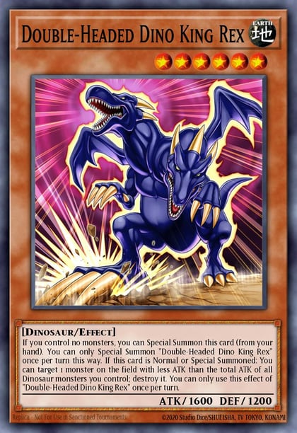 Double-Headed Dino King Rex, 25th Anniversary Tin: Dueling Mirrors MP24-EN362