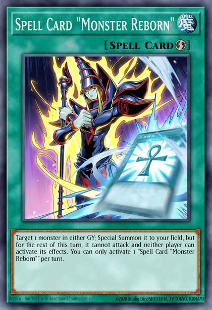 Spell Card "Monster Reborn", 2025 Mega-Pack MP25-EN006